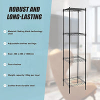 Modular Wire Storage Shelf 350 x 350 x 1800mm Steel Shelving Furniture Kings Warehouse