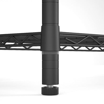 Modular Wire Storage Shelf 350 x 350 x 1800mm Steel Shelving Furniture Kings Warehouse