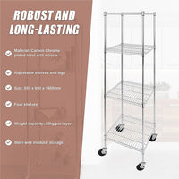 Modular Wire Storage Shelf 600 x 600 x 1800mm Steel Shelving Furniture Kings Warehouse