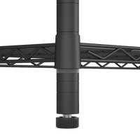 Modular Wire Storage Shelf 600 x 600 x 1800mm Steel Shelving Furniture Kings Warehouse