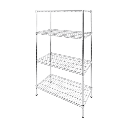 Modular Wire Storage Shelf 900 x 350 x 1800mm Steel Shelving Furniture Kings Warehouse