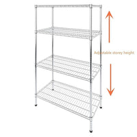 Modular Wire Storage Shelf 900 x 450 x 1800mm Steel Shelving Furniture Kings Warehouse