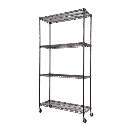 Modular Wire Storage Shelf 900 x 450 x 1800mm Steel Shelving Furniture Kings Warehouse