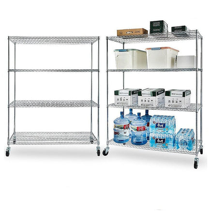 Modular Wire Storage Shelf 900 x 450 x 1800mm Steel Shelving Furniture Kings Warehouse