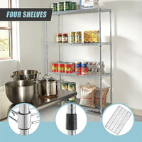 Modular Wire Storage Shelf 900 x 450 x 1800mm Steel Shelving Furniture Kings Warehouse