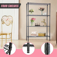 Modular Wire Storage Shelf 900 x 450 x 1800mm Steel Shelving Furniture Kings Warehouse