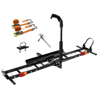 Motorcycle Motorbike Carrier Rack Towbar Arm Rack Dirt Bike Ramp Brake Lights Sports & Fitness Kings Warehouse