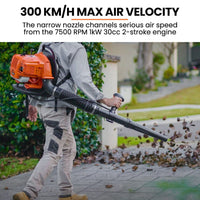 MTM 30CC Backpack Petrol Leaf Blower 2 Stroke Commercial Garden Yard Outdoor Home & Garden Kings Warehouse