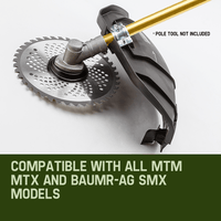 MTM 5x Carbide Tipped 40 Tooth Brush Cutter Blade Whipper Snipper Brushcutter Kings Warehouse
