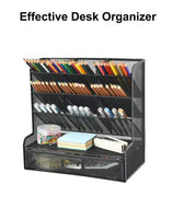 Multi-Functional Mesh Desk Organizer for School and Home Office Kings Warehouse 