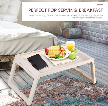 Multifunction Laptop Bed Desk with foldable legs for Home Office (White) Supplier Exclusive Kings Warehouse