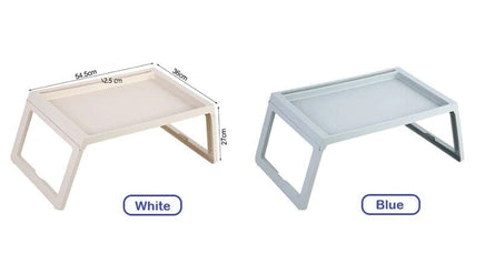 Multifunction Laptop Bed Desk with foldable legs for Home Office (White) Supplier Exclusive Kings Warehouse