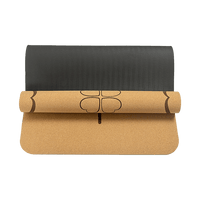 Natural Cork TPE Yoga Mat Sports Eco Friendly Exercise Fitness Gym Pilates Sports & Fitness Kings Warehouse