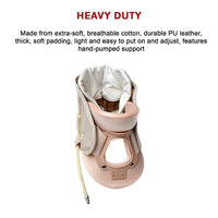 Neck Traction Air Decompression Support Brace Cervical Collar Hand Pump Health & Beauty Kings Warehouse