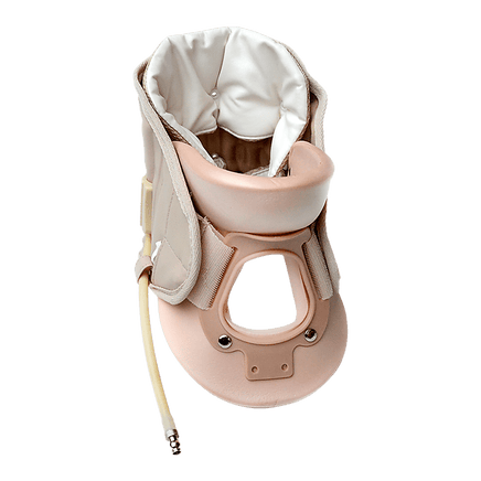 Neck Traction Air Decompression Support Brace Cervical Collar Hand Pump Health & Beauty Kings Warehouse