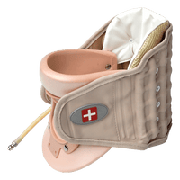 Neck Traction Air Decompression Support Brace Cervical Collar Hand Pump Health & Beauty Kings Warehouse