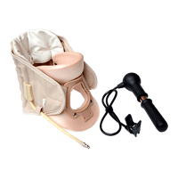 Neck Traction Air Decompression Support Brace Cervical Collar Hand Pump Health & Beauty Kings Warehouse