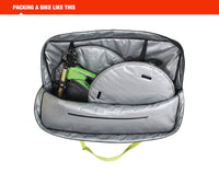 NOOYAH - SPORTACE Bike Plane Travel Soft Shell Case Bag Mountain BMX Tourer Road Bike - BK0088 125cm x 80cm - Black Kings Warehouse