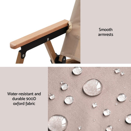 Outdoor Camping Chairs Portable Folding Beach Chair Patio Furniture Furniture Kings Warehouse