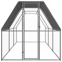 Outdoor Chicken Cage 2x2x2 m Galvanised Steel Kings Warehouse
