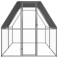 Outdoor Chicken Cage 2x2x2 m Galvanised Steel Kings Warehouse