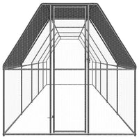 Outdoor Chicken Cage 2x2x2 m Galvanised Steel Kings Warehouse
