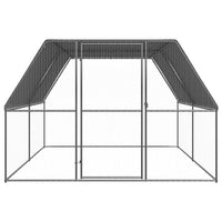 Outdoor Chicken Cage 3x4x2 m Galvanised Steel Kings Warehouse