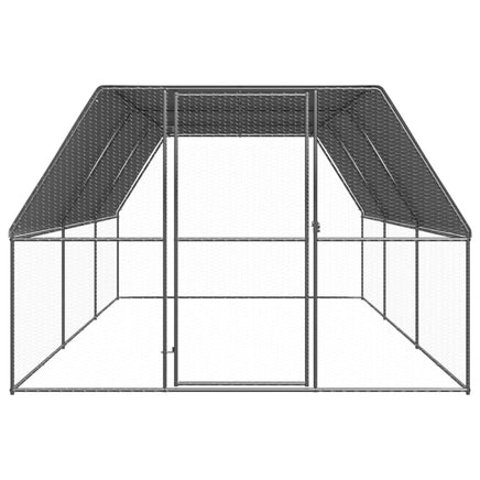 Outdoor Chicken Cage 3x6x2 m Galvanised Steel Kings Warehouse
