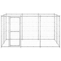 Outdoor Dog Kennel Galvanised Steel 7.26 m² Kings Warehouse