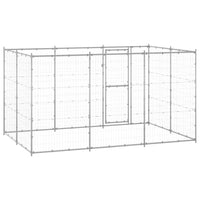 Outdoor Dog Kennel Galvanised Steel 7.26 m² Kings Warehouse