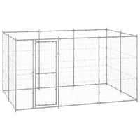 Outdoor Dog Kennel Galvanised Steel 7.26 m² Kings Warehouse