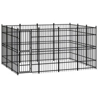 Outdoor Dog Kennel Steel 11.06 m² Kings Warehouse