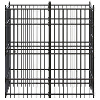 Outdoor Dog Kennel Steel 1.84 m² Kings Warehouse