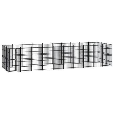 Outdoor Dog Kennel Steel 27.65 m² Kings Warehouse