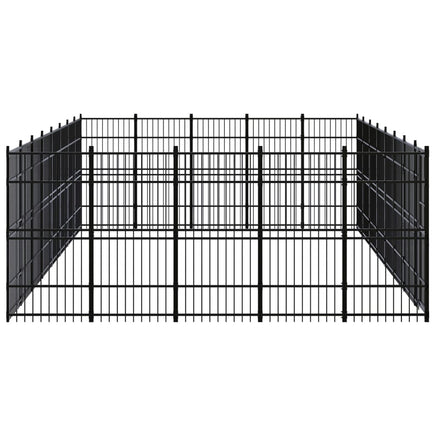 Outdoor Dog Kennel Steel 36.86 m² Kings Warehouse