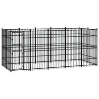 Outdoor Dog Kennel Steel 9.22 m² Kings Warehouse
