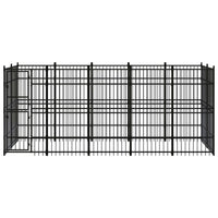 Outdoor Dog Kennel Steel 9.22 m² Kings Warehouse