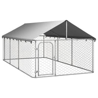 Outdoor Dog Kennel with Roof 400x200x150 cm BestSellers Kings Warehouse