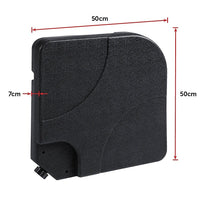 Outdoor Patio 4-Piece Cantilever Offset 3M Umbrella Base Stand Weight Water Sand Home & Garden Kings Warehouse