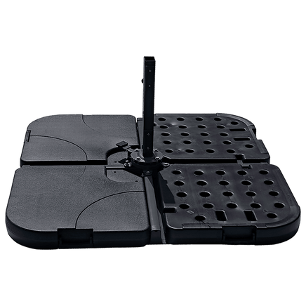 Outdoor Patio 4-Piece Cantilever Offset 3M Umbrella Base Stand Weight Water Sand Home & Garden Kings Warehouse