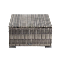 Outdoor wicker ottoman in Grey Kings Warehouse