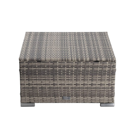 Outdoor wicker ottoman in Grey Kings Warehouse