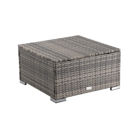 Outdoor wicker ottoman in Grey Kings Warehouse