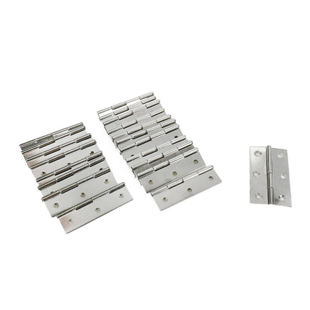 Pack of 20 Hinge 3 Inch Stainless Steel Door Hinges Cabinet Door Hinges Furniture Kings Warehouse
