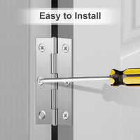 Pack of 20 Hinge 3 Inch Stainless Steel Door Hinges Cabinet Door Hinges Furniture Kings Warehouse