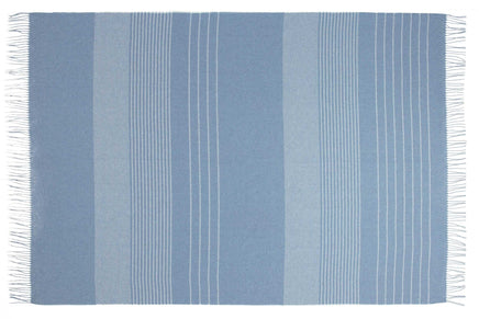 Paddington Throw - Fine Wool Blend - Forever Blue Kings Warehouse