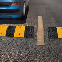 Pair of 1m Long 60T Load Rubber Speed Bump Hump Modular Speed Humps Road Hump Home & Garden Kings Warehouse