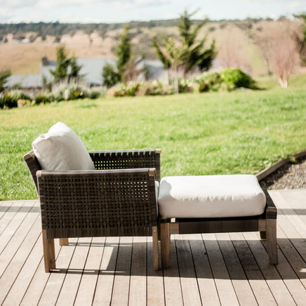 Paradise Armchairs and ottoman Kings Warehouse