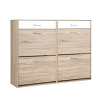 Paris 2 Tier Shoe Cabinet - Wood 10% Off Everything Inside Kings Warehouse 