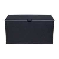 Patio Deck Box Outdoor Storage Plastic Bench Box 450 Litre Home & Garden Kings Warehouse